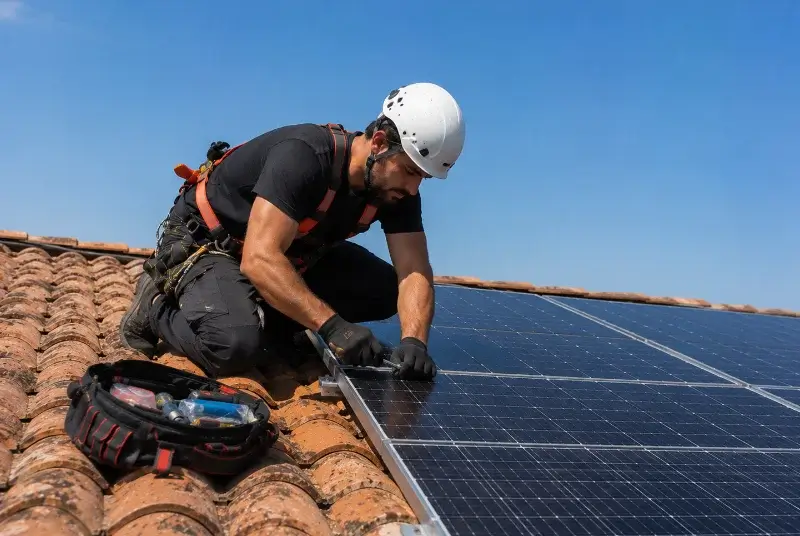 Maintenance et monitoring de panneaux solaires à Saint-Germain-Nuelles